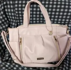 【良品】マリクレール ピンク ショルダーバッグ