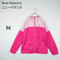 【ニューバランス】ウインドブレーカー ナイロンジャケット スポーツ ピンク M