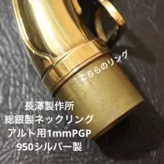 総銀製ツイステッドペアネックリング銀無垢:アルト用2mm - メルカリ