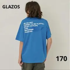 GLAZOS グラソス　半袖Tシャツ　L 170 ブルーのサムネイル