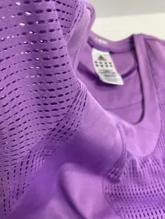 adidas 紫 テニスウェア　アディダス