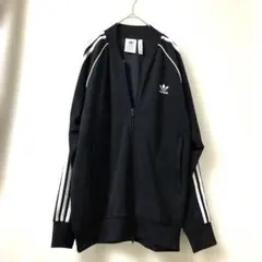 【人気】adidas PRIMEBLUE ブラックジャージ トラックジャケット