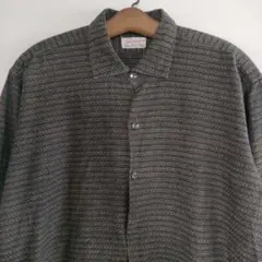 1950s french vintage grandpa shirt dobbyのサムネイル