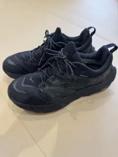 ホカオネオネ アナカパ ホワイト ヌバック メッシュ ビブラム