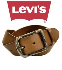 Levi's ゴールドバックル レザーベルト6983 チャ