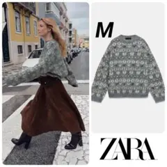 2025年最新】zara ジャガードニットの人気アイテム - メルカリ