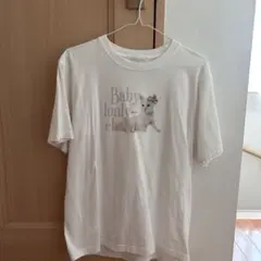 mieya mieya キャットプリント 半袖Tシャツ ホワイトのサムネイル