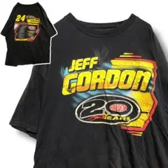 FBOJ レーシング Tシャツ 黒 ナスカー NASCAR ドライバー ジェフ
