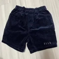 ELLE エル コーデュロイ 紺色 半ズボンのサムネイル