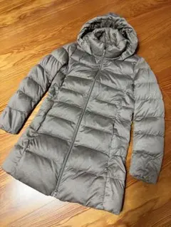 UNIQLO ユニクロ❤︎ダウンコート フード付き グレー
