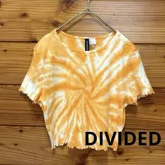 ディバイデッド カットソー Tシャツ オレンジ DIVIDEDのサムネイル