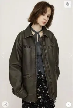 新品タグ付き sly オーバーサイズレザージャケットのサムネイル