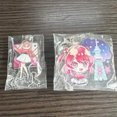 カラフルピーチ　のあさん　アクリルキーホルダーセット