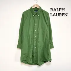 RALPH LAUREN ラルフローレン 膝丈 シャツワンピース