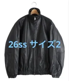 YOKE Carf Leather Truck Jacket2 26ss黒 新品のサムネイル