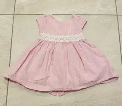 【美品】Ralph Lauren　ピンクワンピース　18m