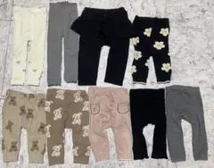 ベビー用レギンス、タイツ、スパッツ 9点セット 80cm~100cm