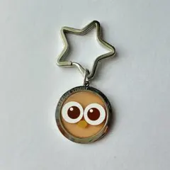 モッピー キーリング キーホルダー クリア フェイス 顔型 セサミストリート 星のサムネイル
