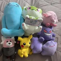 ポケモン ぬいぐるみ 7体セット まとめ売り