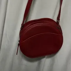 オールドコーチ　COACH ラウンド　ショルダー　バッグ　赤　丸　赤　レザーのサムネイル
