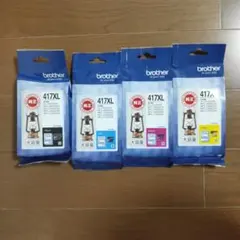 Brother 417XL インクカートリッジ4色5個セット（ブラック×2） - メルカリ