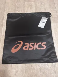 新品 asics シューズケース ブラック