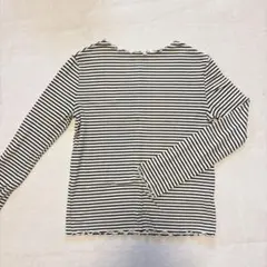 【LOWRYS FARM】まとめ買いOK！ ボーダー 長袖 リブ カットソー Fのサムネイル
