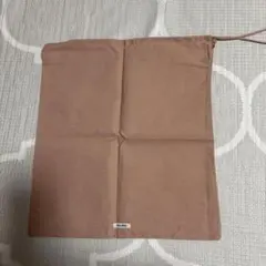 Miu Miu ブラウン ショッパー袋　巾着　袋　ポーチ　保管袋