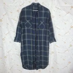 AMERICAN HOLIC ロング シャツワンピース チェック M