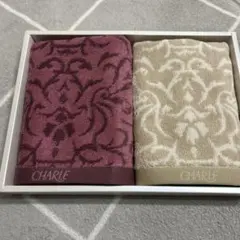 シャルレフェイスタオル2枚 新品