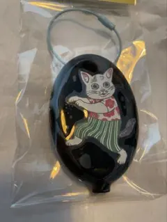 ヒグチユウコ　ラバーコインケース　おどるねこ　ボリス雑貨店アクセサリーケース