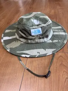 ノースフェイス　キッズ　ホライズンハット　KLサイズ　カモフラ