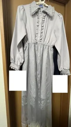 【即購入OK】上品薄紫、ラベンダー色のワンピース♡ガーリー×大人可愛い