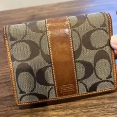 COACH モノグラム 二つ折り財布