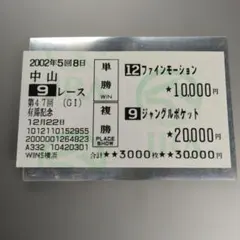 ファインモーション　2002年 第47回有馬記念