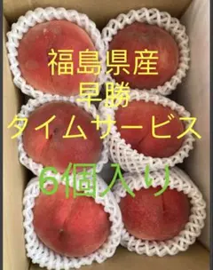 33.早勝ちお買い得福島産 朝採り完熟桃 6〜9玉入り訳あり家庭用のサムネイル
