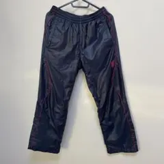 adidas CLIMA PROOF トラックパンツ ネイビー×ピンク M