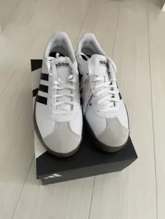 adidas VL コート ベース ID3711 ホワイト×ブラック 24.5