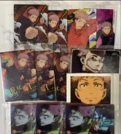 呪術廻戦虎杖悠仁 両面宿儺 ウエハース カード ぱしゃこれ まとめ売り sp