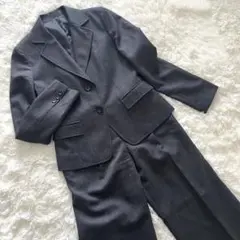 ユニクロ UNIQLO ウール グレー パンツスーツ セットアップ M