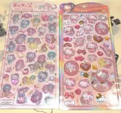 うるちゅるポップシール　ハローキティ　サンリオキャラクターズ　集合　うるちゅる