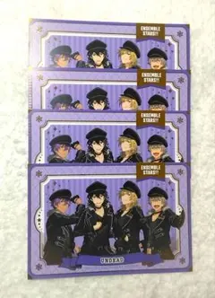 あんさんぶるスターズ　GiGOコラボ　箔押しユニットカード　UNDEAD