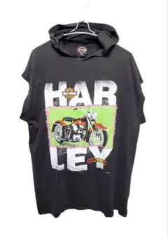 90s Harley-Davidson FUN WEAR ノースリーブパーカーのサムネイル