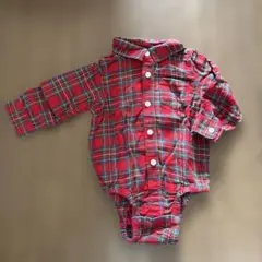 baby GAP チェックロンパース