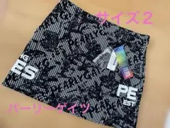未使用品　パーリーゲイツ　スカート　サイズ２　ダークネイビー