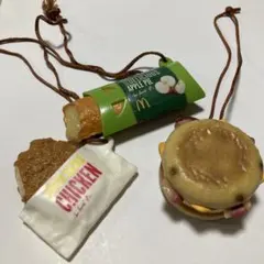 マクドナルド　フードストラップ4個セット(※写真3追加しました )