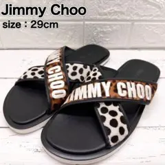 ✨大人気✨ JIMMY CHOO　サンダル　レオパード　ハラコ　29cmのサムネイル