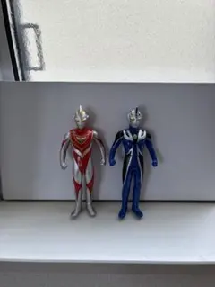 ウルトラマン　ソフビ　2個セットのサムネイル