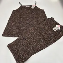 【新品・未使用】ワコール　マタノアツコ　キャミソール&七分丈パンツセット　Lのサムネイル