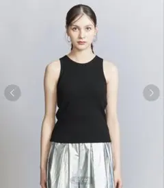 BEAUTY&YOUTH パット入り　リブタンクトップ 2枚セットのサムネイル